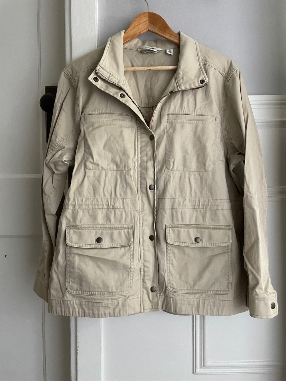 LL Bean cotton field jacket XL